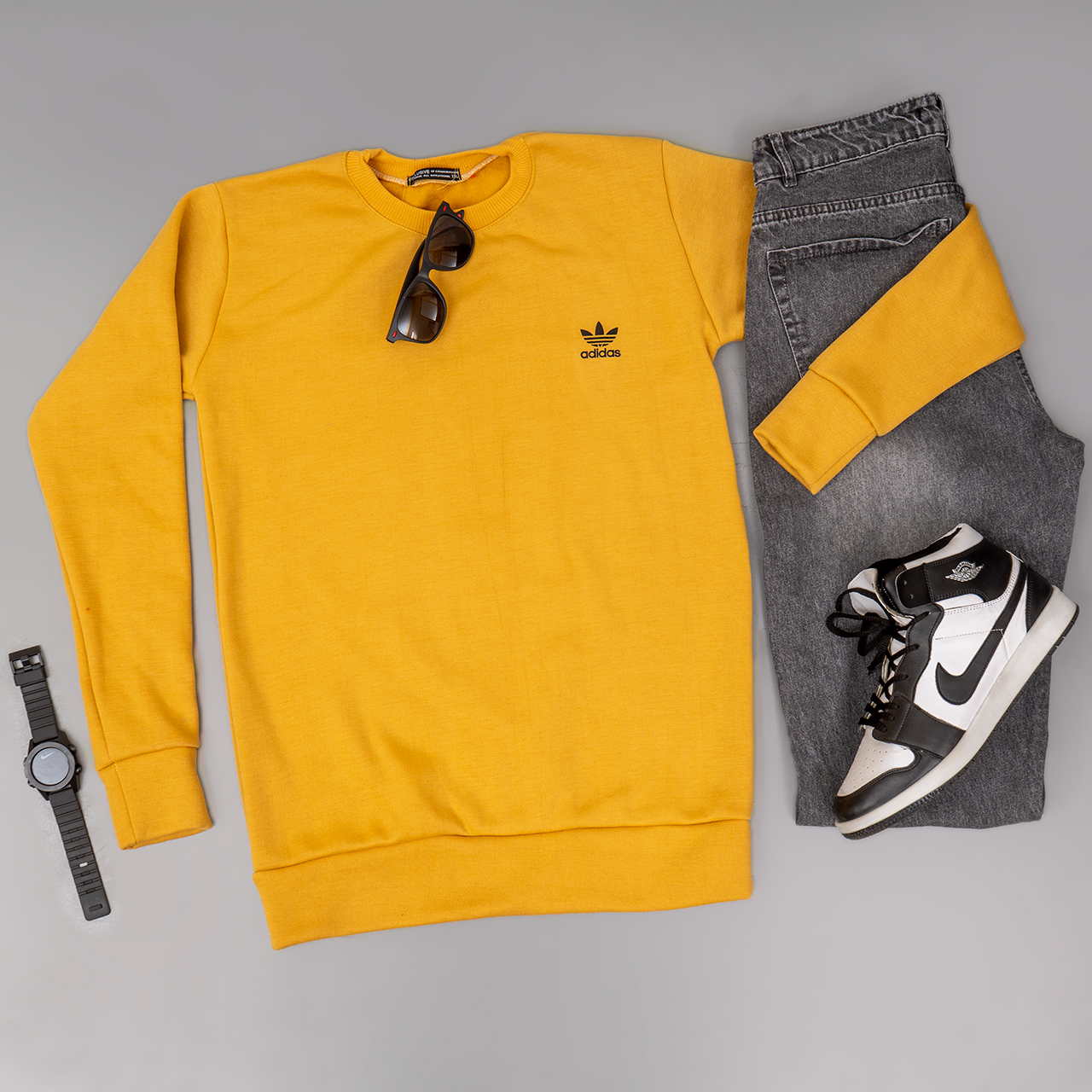 دورس مردانه Adidas خردلی مدل Zoka